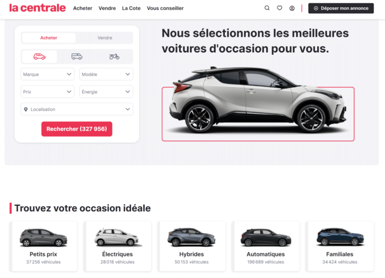 auto website frankrijk